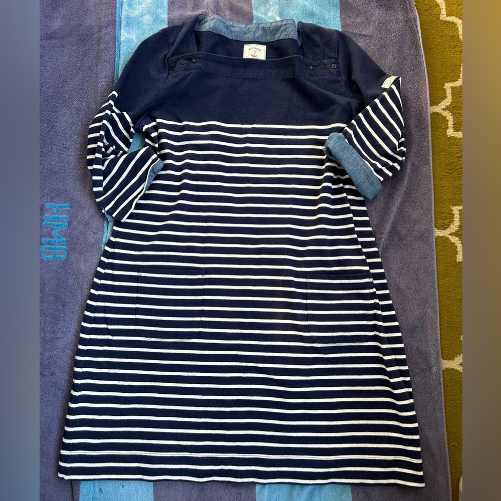 Joules Steiped Mariner Dress